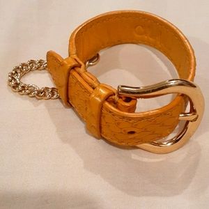 Cole haan leather collar